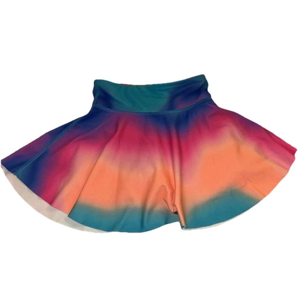 Old Navy Active Powersoft Go Dry Cool Small (6-7) Multicolor Skort